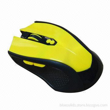 Wireless Mouse with 1000DPI, Nice Design, Mini Receiver, OEM Orders Welcomed